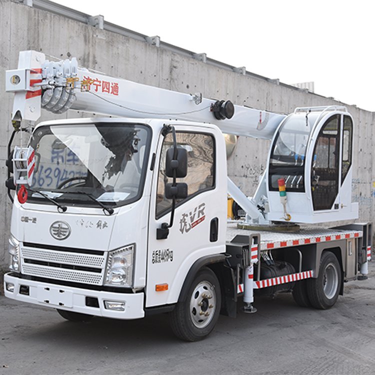 國六5噸一汽解放汽車吊可上藍牌起吊車建筑工程用汽車起重機