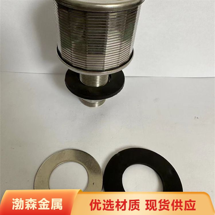 渤森金屬不銹鋼水帽水處理專用進排水濾頭楔形網繞絲管實體工廠