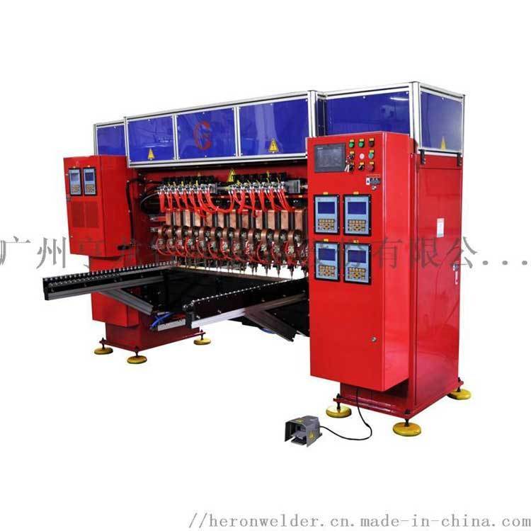 亨龍智能中頻焊機660KVA24點中頻焊機貨架焊接五金制造亨龍智能焊接設備電阻焊機廠商