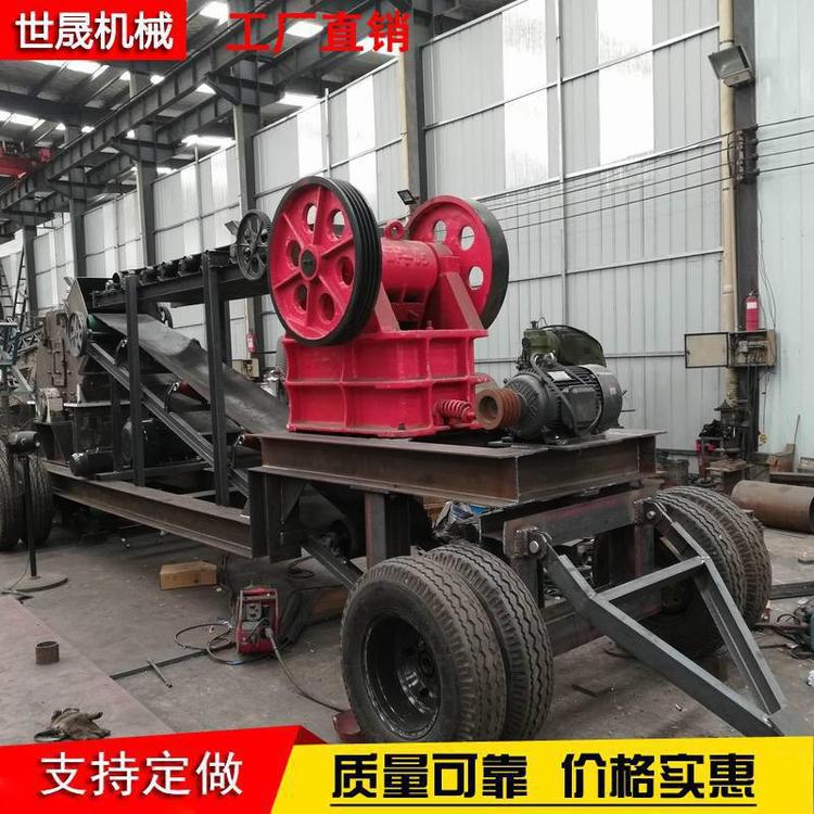小型移動(dòng)式破碎機(jī)建筑垃圾破碎站車載式鄂破機(jī)