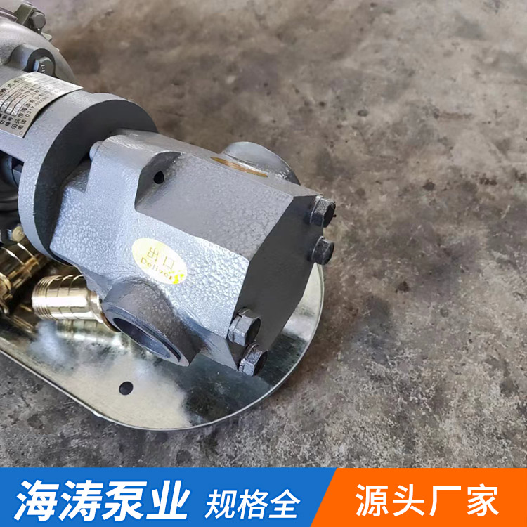 泊海濤WCB-100便攜手提式齒輪泵380V低壓力微型輸油泵油桶轉(zhuǎn)油