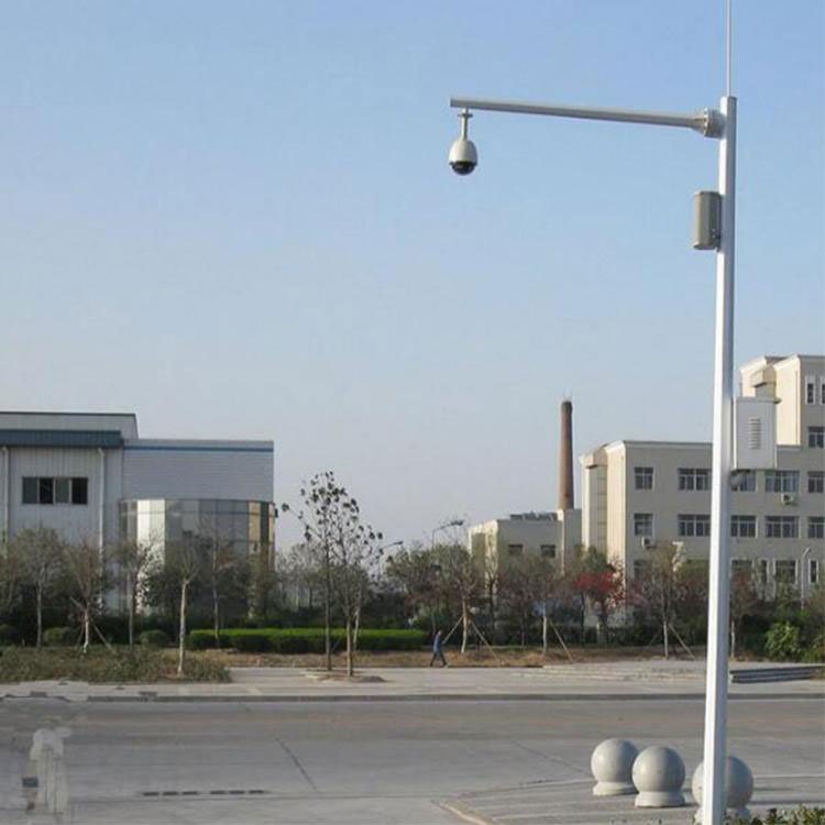 5米交通監(jiān)控桿戶外道路L型卡口立桿太陽能監(jiān)控供電系統(tǒng)桿件