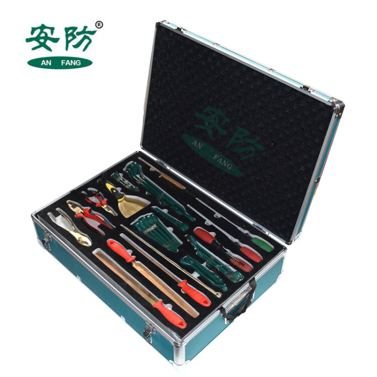 安防防爆工具套裝52件套鋁青銅無(wú)火花防爆組合工具油運(yùn)維護(hù)組套