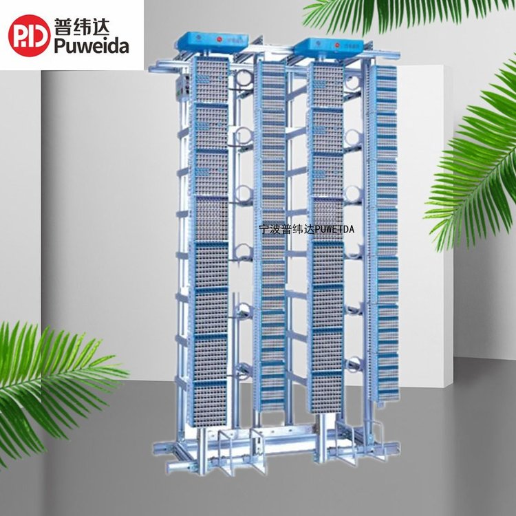 MDFVDF雙面卡接式總配線架JPX01型保安接線排-100回線直列模塊
