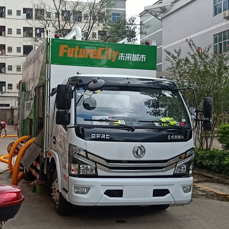 推薦新型凈化吸糞車高壓疏通吸污車