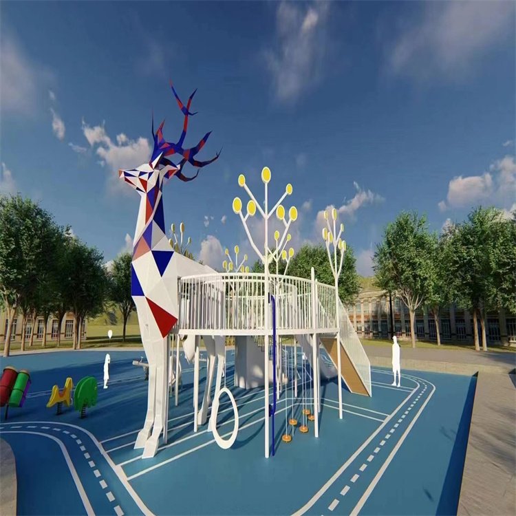 公園戶外廣場非標(biāo)定制游樂設(shè)施孩樂堡廠家直接供應(yīng)