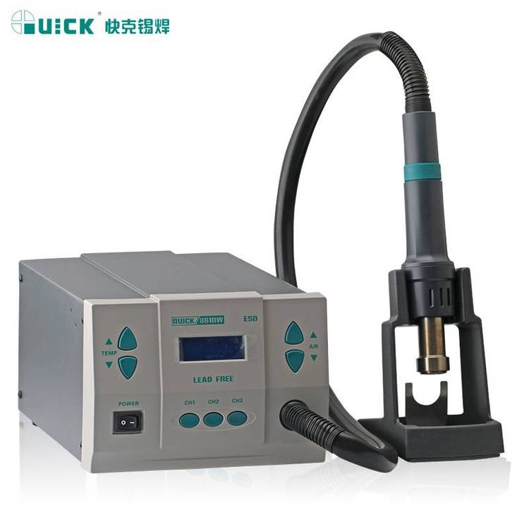 QUICK861DW無鉛熱風(fēng)拆焊臺(tái)帶自動(dòng)休眠1000W