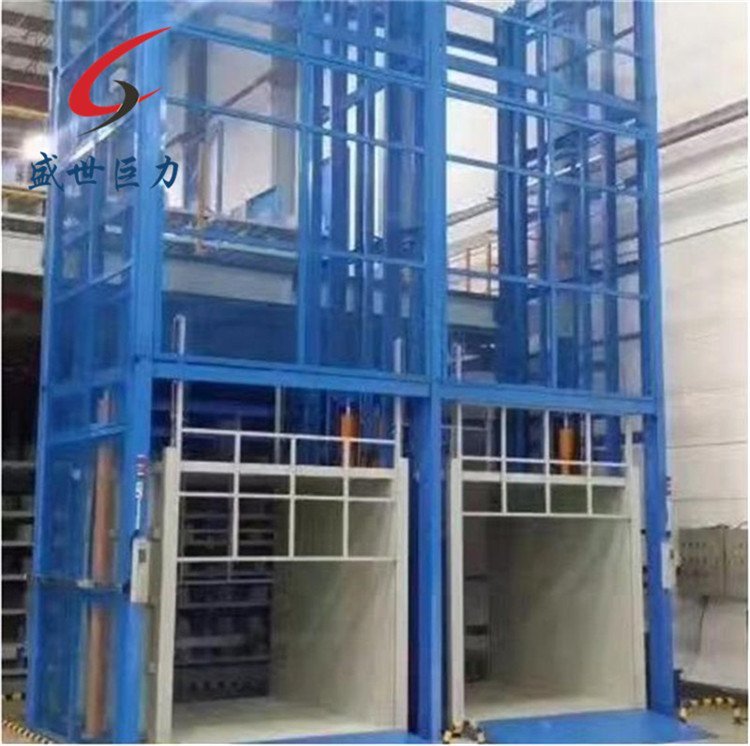 廠房貨梯升降機(jī)電動小型導(dǎo)軌式液壓升降平臺提升機(jī)液壓升降貨梯