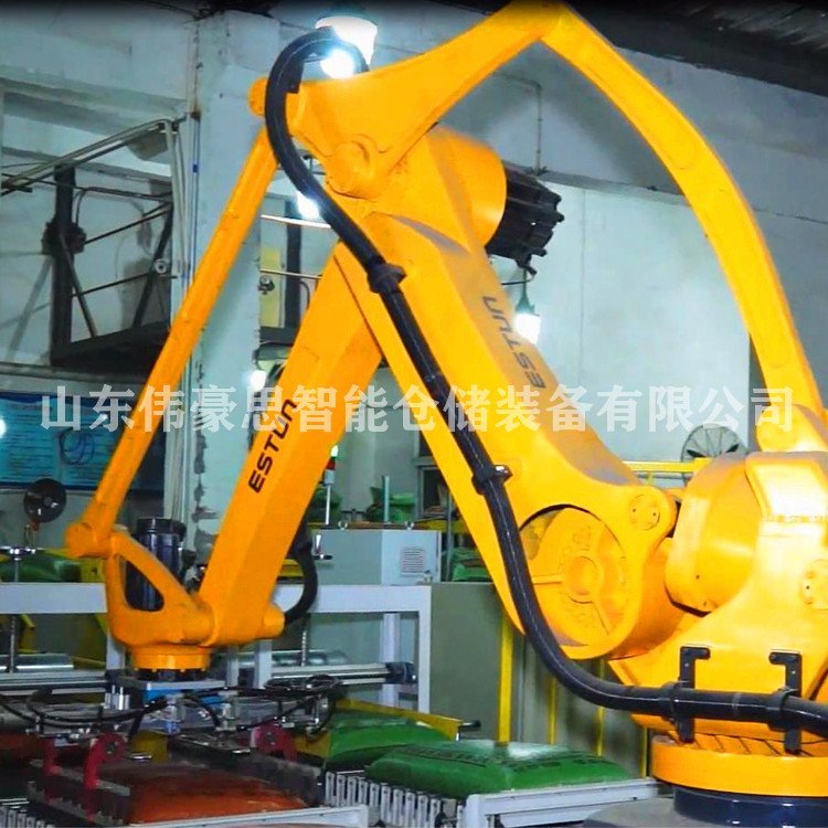 25KG碳銨自動(dòng)碼垛機(jī)袋料自動(dòng)碼垛機(jī)械手無錫碼垛機(jī)器人廠家