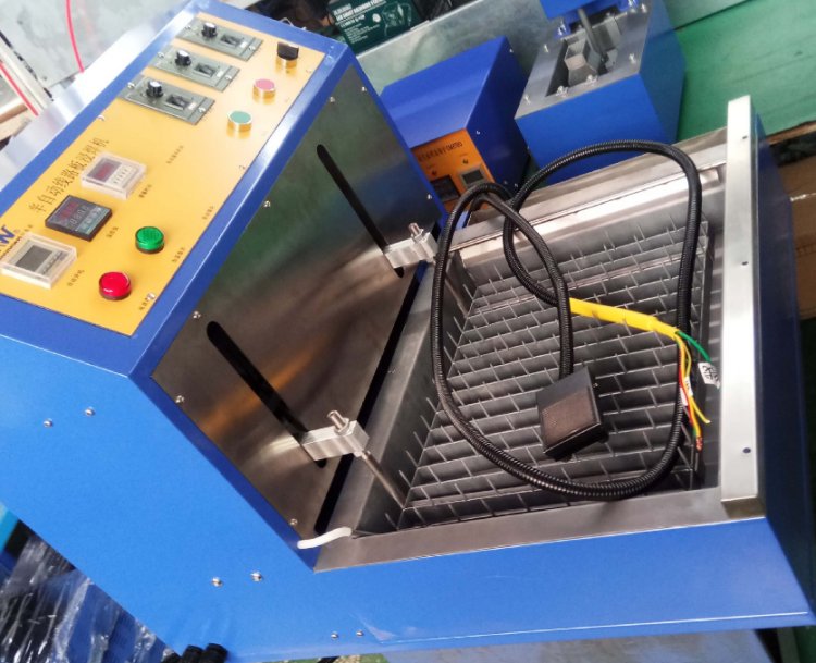PCB半自動浸錫機(jī)線路板自動升降錫爐模擬人手高效代替人工450x300