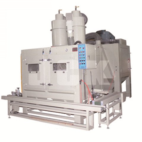JCK-SS500-6A自動(dòng)傳輸式噴砂機(jī)_適用于四方體、圓盤、板材類噴砂處理