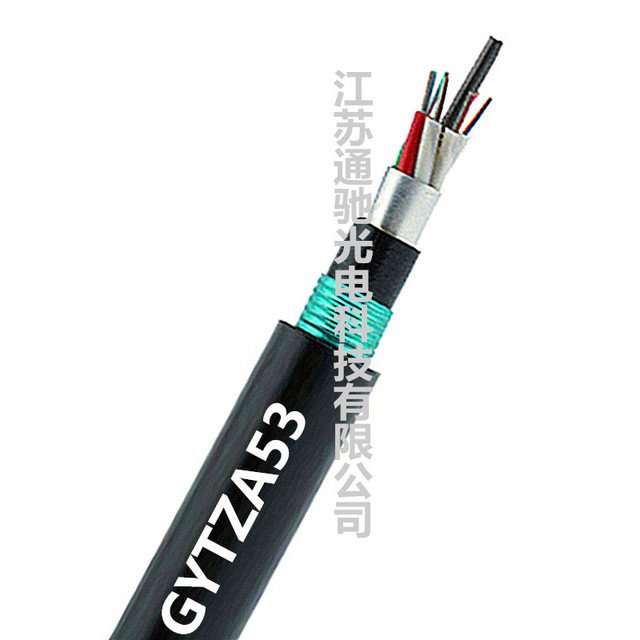 GYTZA53-8A1a室外阻燃多模鎧裝光纜6芯TCGD\/通馳光電廠家定做