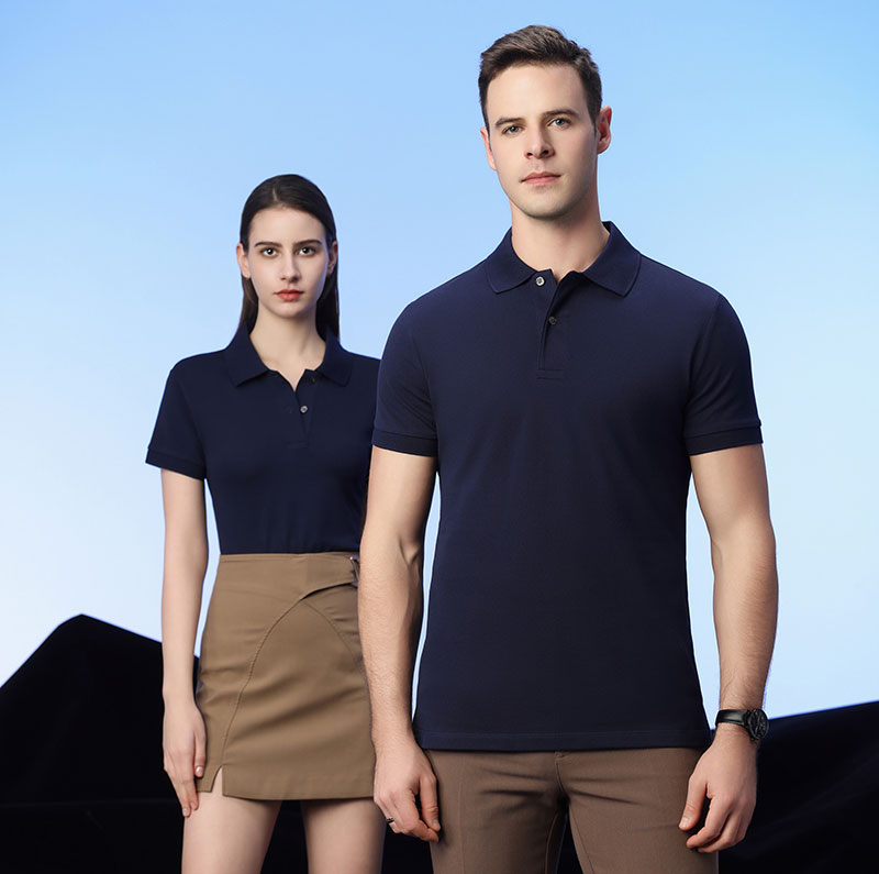 POLO衫定制2023新款夏季短袖工作服定做衡通職業(yè)裝