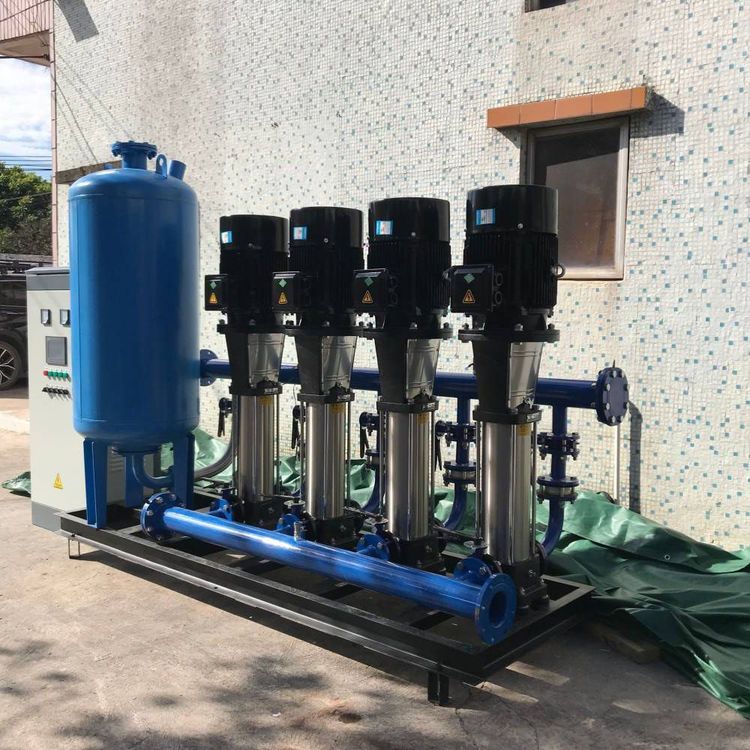 二次供水設(shè)備HG4\/210-4\/600工地臨時用水全自動增壓泵變頻恒壓泵