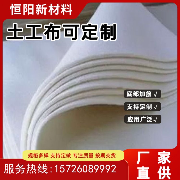 恒陽(yáng)新材料長(zhǎng)絲短絲土工布廠家生產(chǎn)綠色防塵布鐵路公路養(yǎng)護(hù)工程布