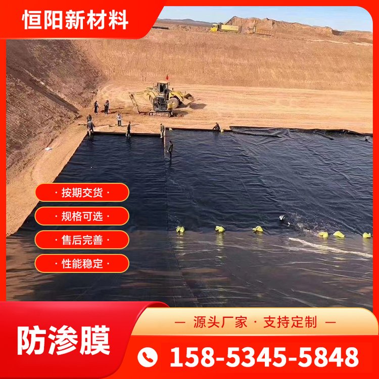 防滲土工膜抗老化防滲膜沼氣池隔離膜黑膜人工湖專(zhuān)用膜