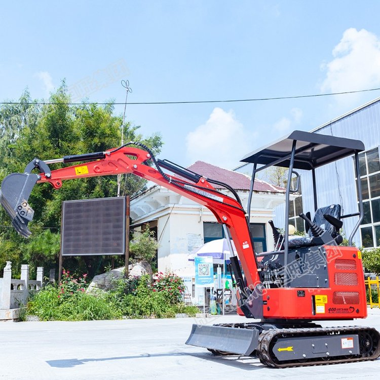 供應(yīng)17型履帶式工程用小挖機農(nóng)用多功能小型挖掘機