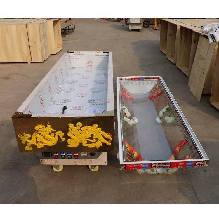 福壽安水晶棺冷藏恒溫水晶棺材冷凍冰床殯葬用品
