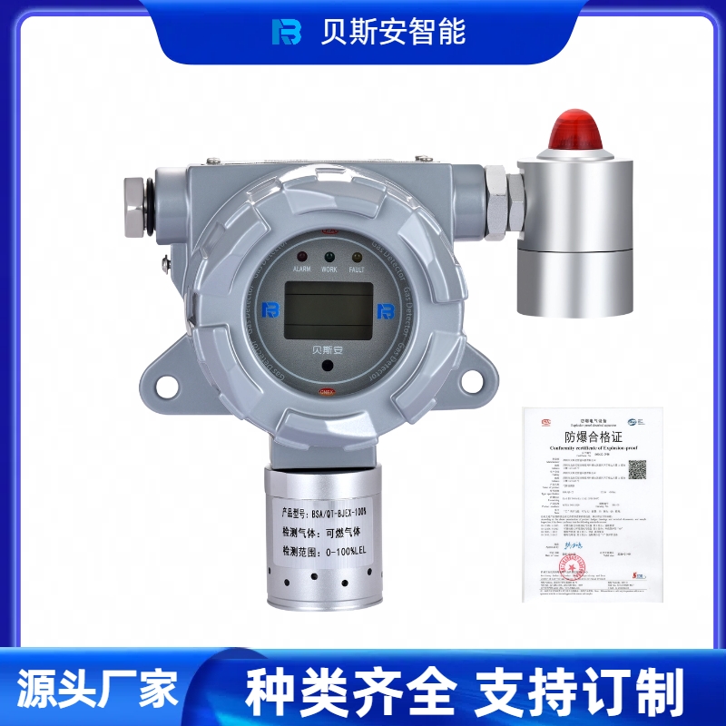 BSA\/貝斯安智能空調(diào)機房氟利昂R134a氣體報警器高精度紅外原理