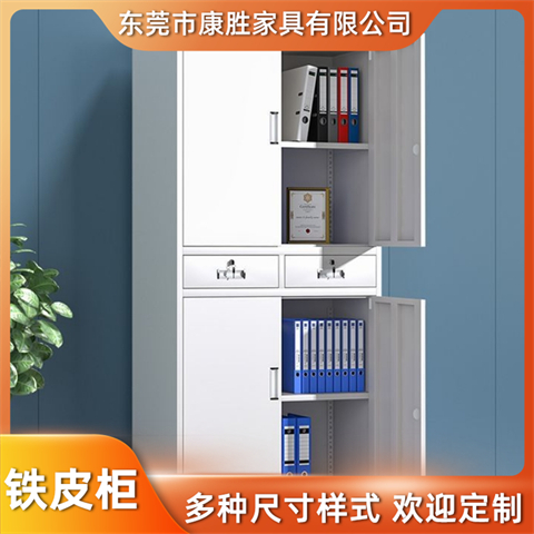 鐵質(zhì)文件柜鐵皮資料檔案柜更衣室儲(chǔ)物柜康勝柜子廠家