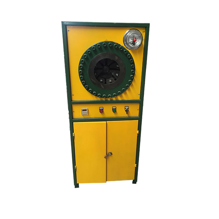 絕緣子壓接機立式液鎖口機快速成型膠管扣壓機