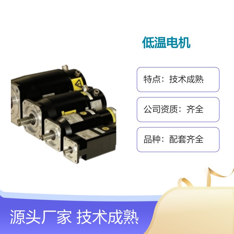低溫電機定制服務滿足不同個性需求技術成熟品種齊全