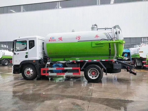 強力介紹10立方吸污車-東風10噸專用吸糞車-罐式糞污運輸車