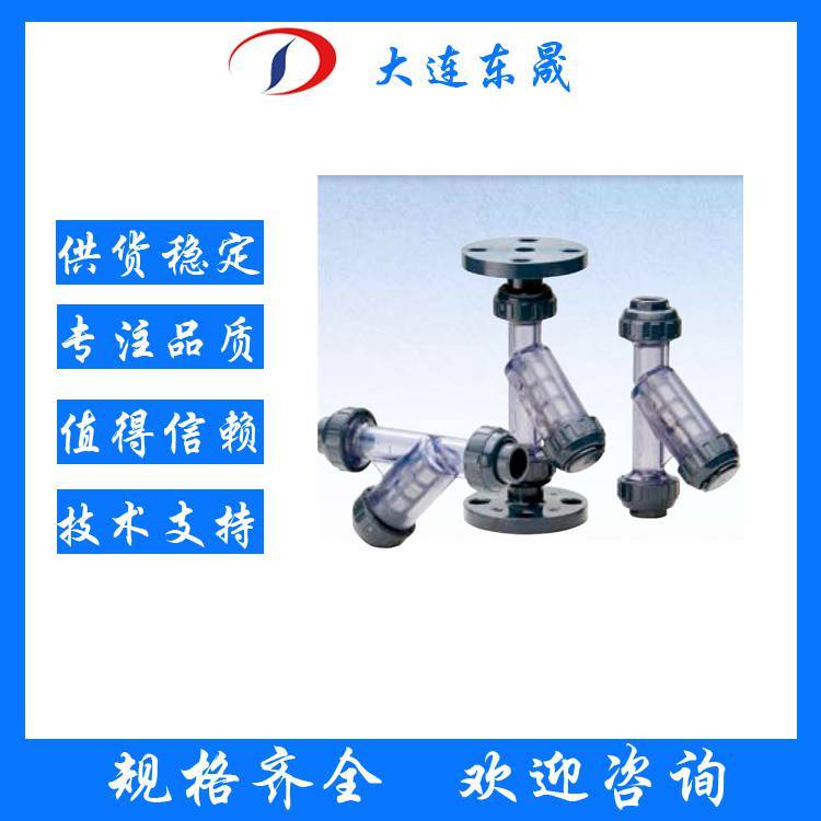 塑料Y型過濾器供應15-100mm防腐蝕損旭有機材配件