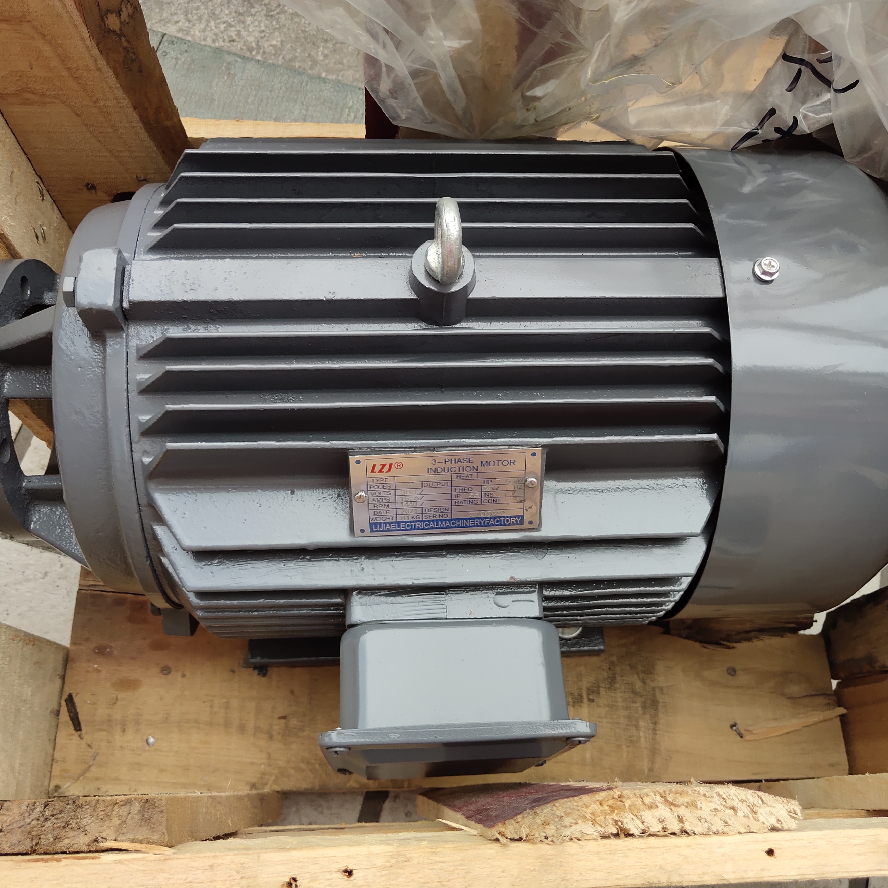 LZJ油泵液壓電機LIJIA油壓馬達YQB132M10HP7.5KW臥式葉片泵