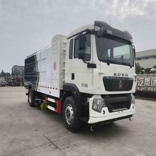 重汽豪沃18噸新能源洗掃車干濕兩用環(huán)衛(wèi)車制造工廠便宜環(huán)?，F車