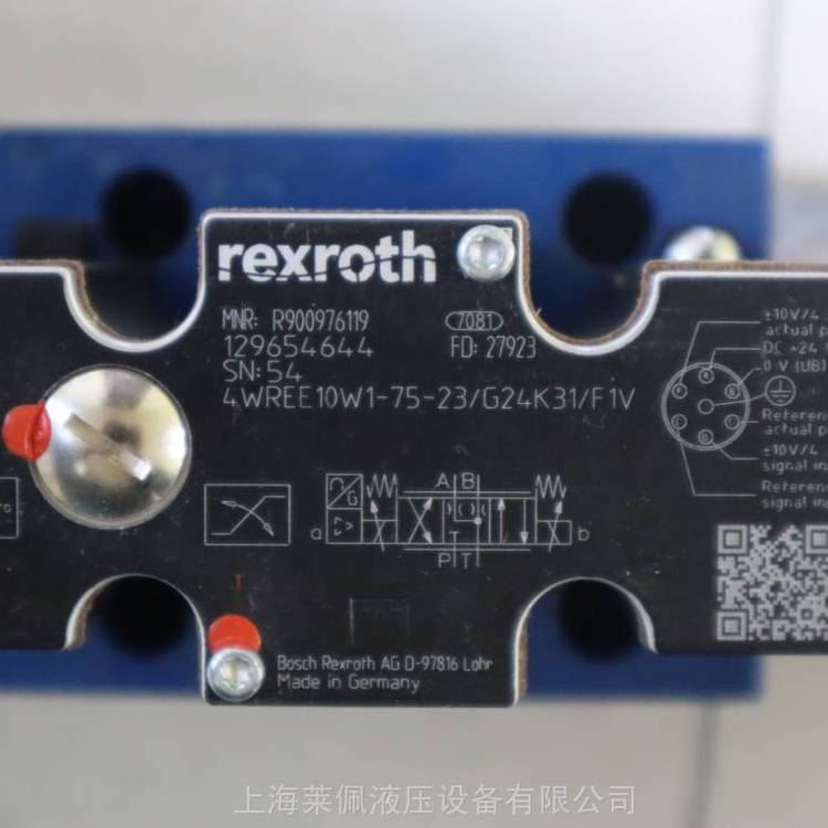 Rexroth\/力士樂4WREE10W1-75-22型號(hào)鑄鐵材質(zhì)三通式地暖電磁閥
