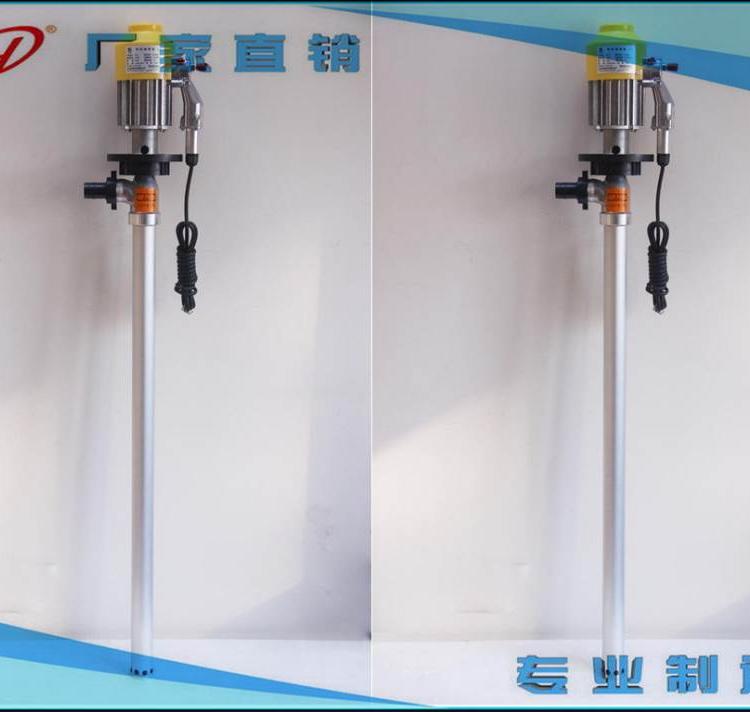 220V電動油桶泵_SB大功率抽油泵_柴油加油泵_鋁合金插桶泵0.88KW
