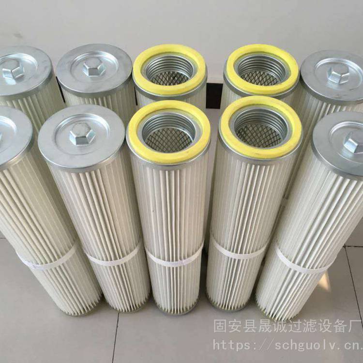 120*700除塵器配套濾筒鉆機集塵濾芯聚酯纖維濾材