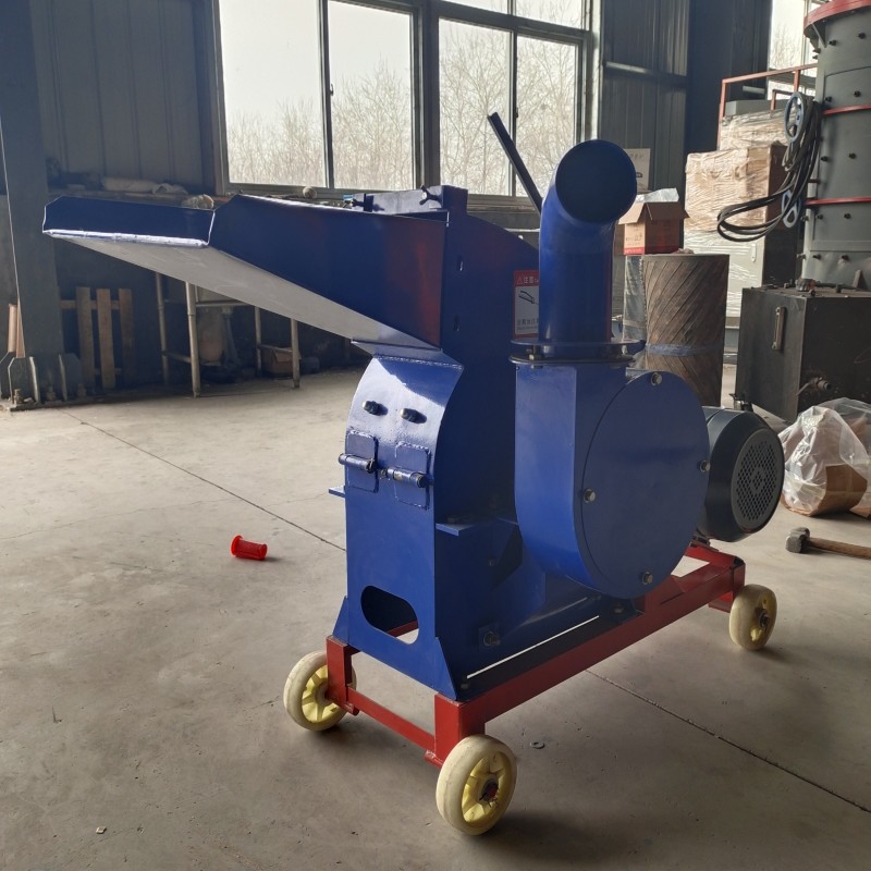 小型多功能錘片粉碎機(jī)浩宇機(jī)械養(yǎng)殖業(yè)秸稈飼料雜糧打粉機(jī)細(xì)度可調(diào)