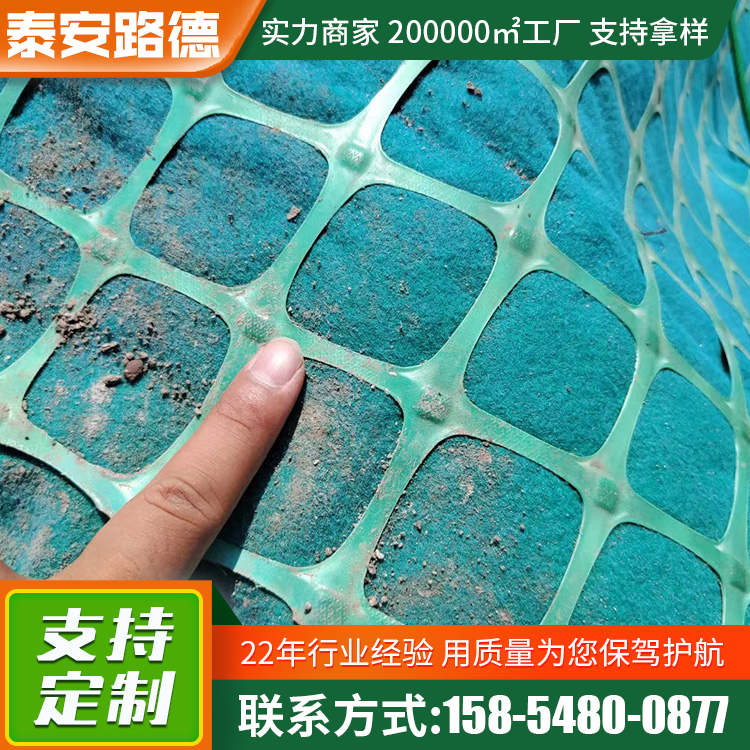 綠色土工格柵復(fù)合土工布格柵復(fù)合支護(hù)擋土墻邊坡基坑支護(hù)