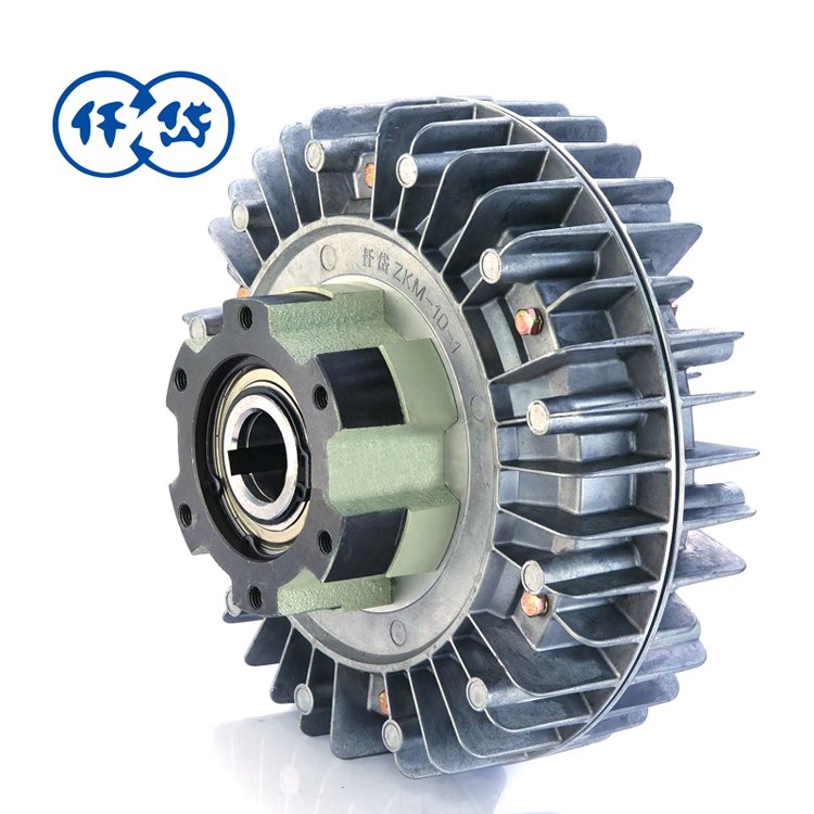 磁粉式電磁制動器ZKM2S5AA空心孔電磁粉末剎車器扭力可調(diào)仟岱