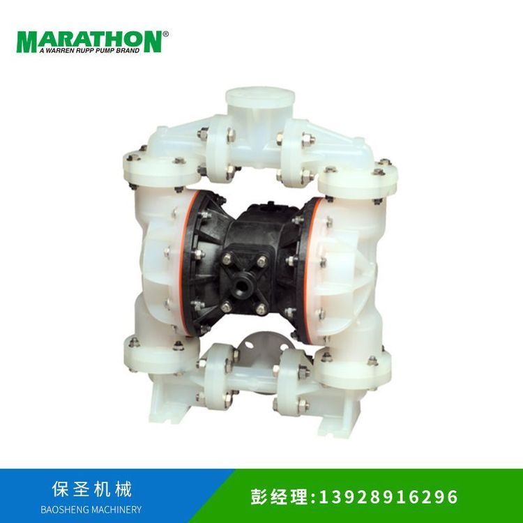 美國(guó)馬拉松WARRENRUPP氣動(dòng)隔膜泵DN25塑料泵1寸M1FB3P1PPUS000