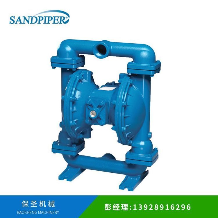 氣動雙隔膜泵S15B1A1WABS000往復泵污泥污水泵鋁合金泵SANDPIPER