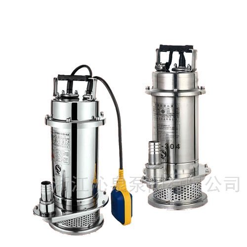 沁泉Q（D）X-S全不銹鋼精密鑄造小型潛水電泵污水污物潛水泵