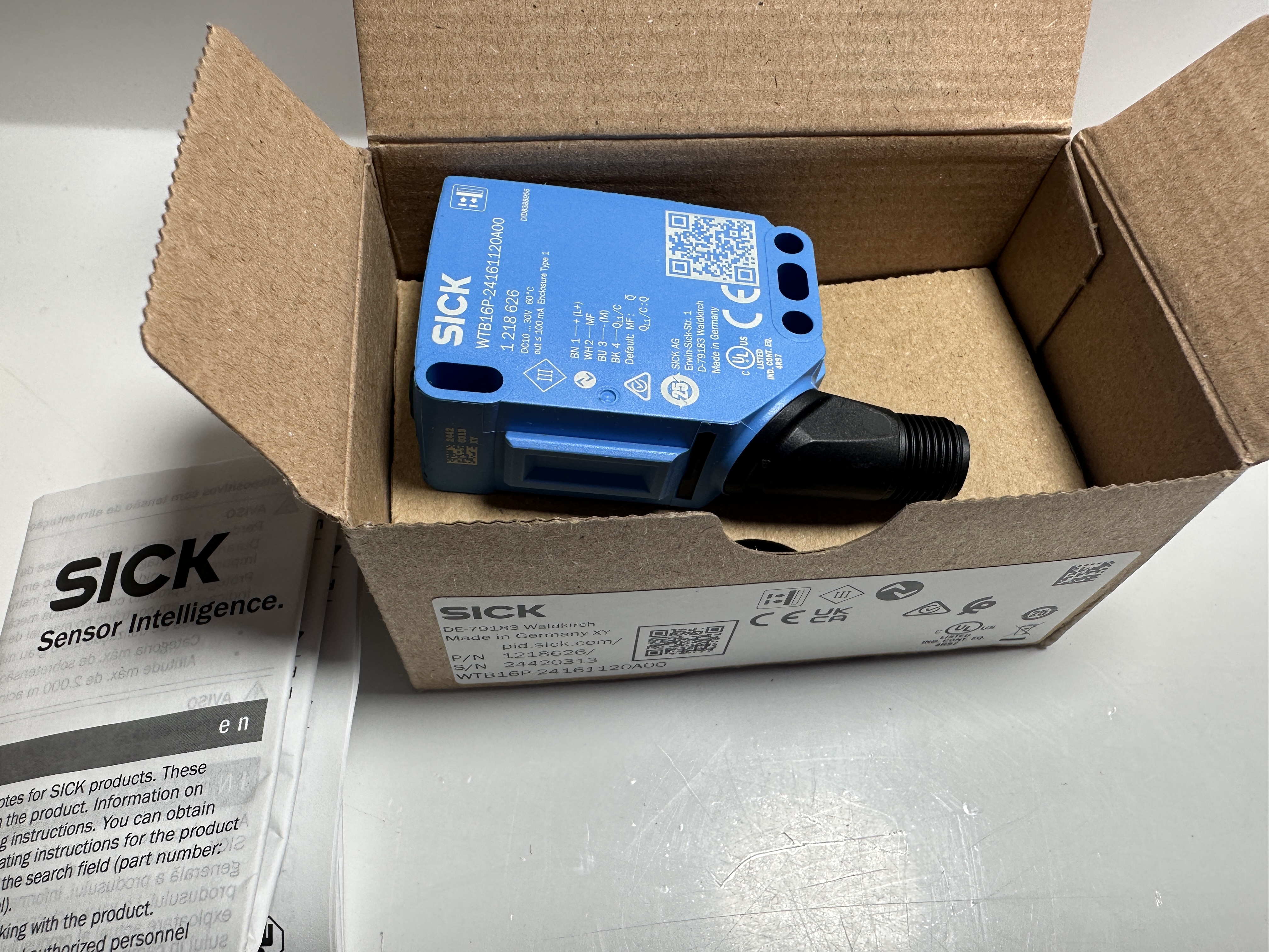 SICK光電開關傳感器WL12G-3P2572NO：1053535
