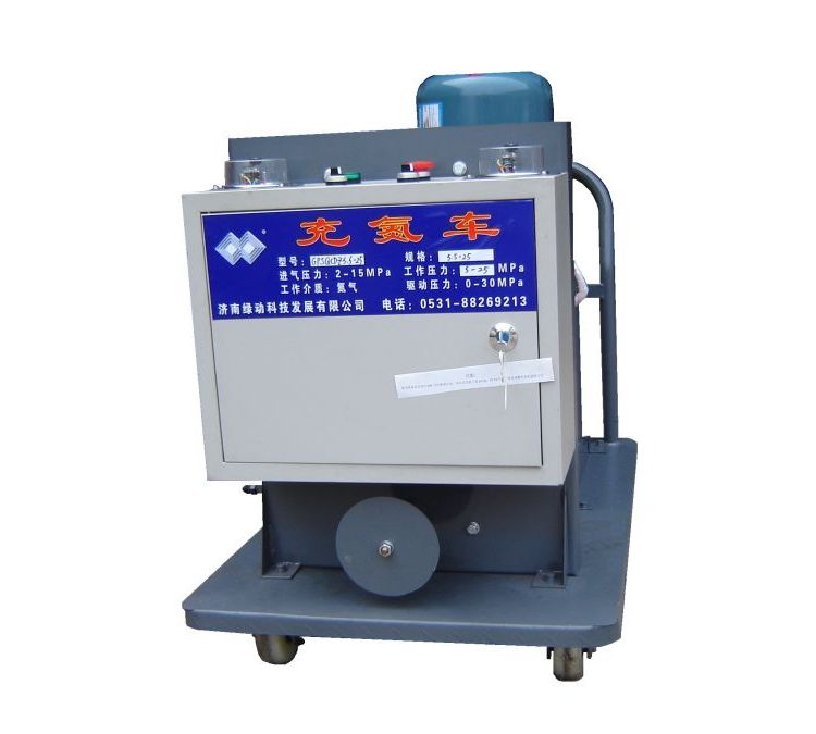 綠動(dòng)科技快速電動(dòng)CDZ25氣彈簧蓄能器充氮車充氮小車