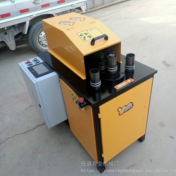 廠家供應(yīng)三軸滾槽機(jī)_立式鐵管起筋機(jī)_WQ-120液壓起筋機(jī)