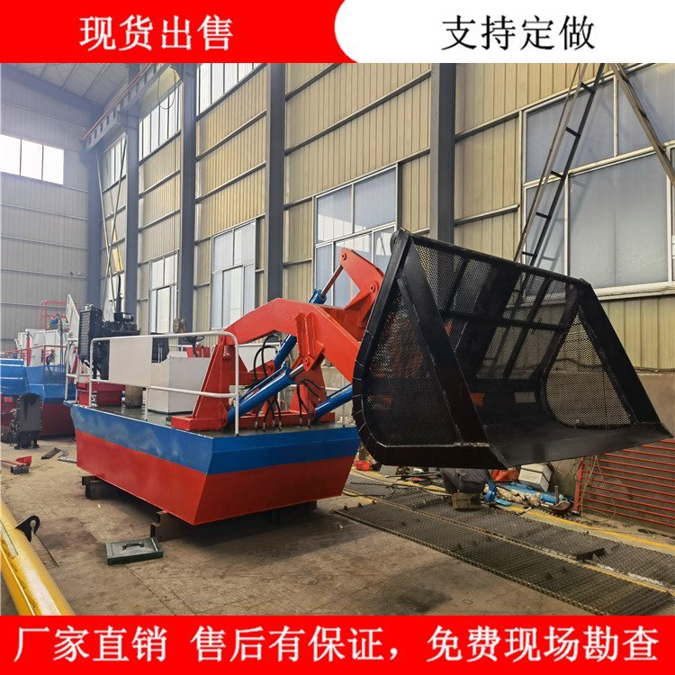 水面保潔船可以清理漁網(wǎng)等垃圾