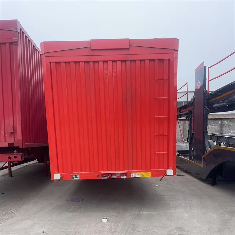 輕型集裝箱半掛車(chē)16米物流快遞運(yùn)輸車(chē)行駛平穩(wěn)