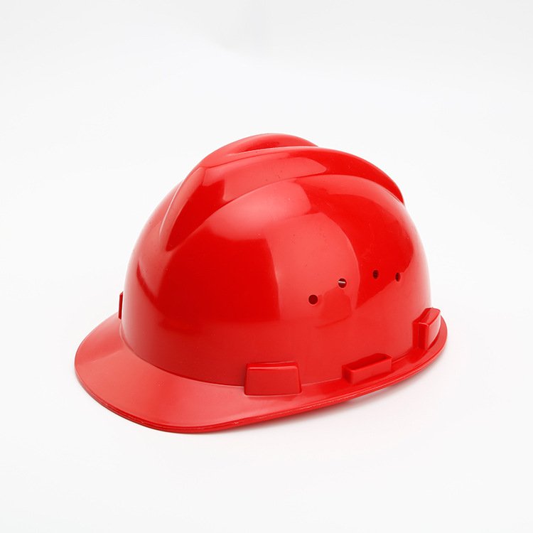 裝修防撞V型建筑工程帽工地施工abs勞保帽透氣防護安全帽
