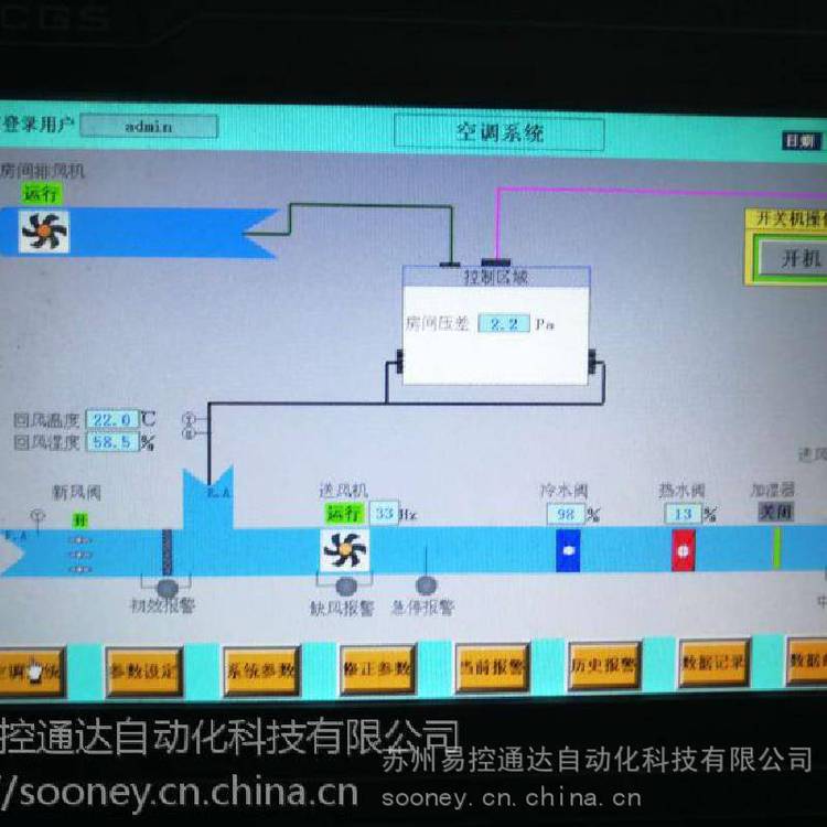 國標S100型凈化空調自控系統(tǒng)，空調自動化控制系統(tǒng)超溫預警