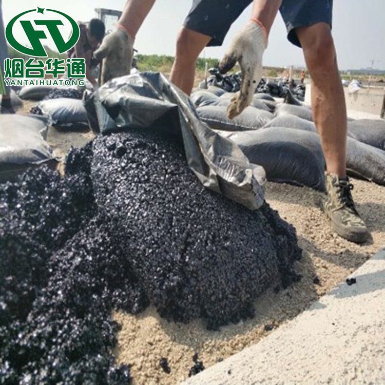 罐底冷瀝青砂60號細粒式罐基礎墊層材料不加熱冷鋪壓實施工