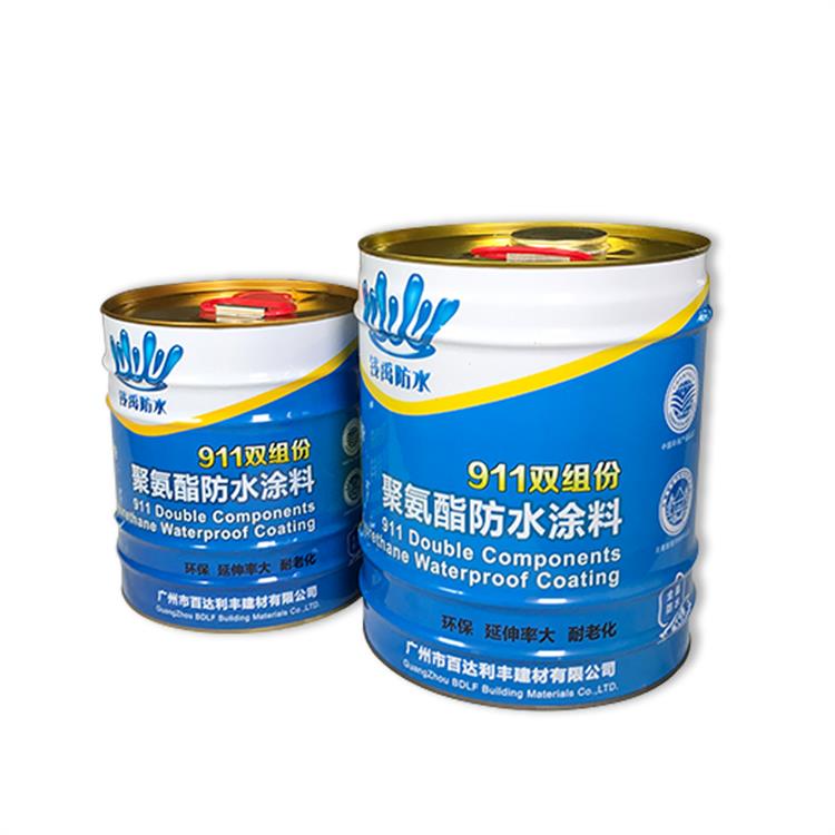 錢禹牌雙組份聚氨酯防水涂料廁所外墻地下室可施工