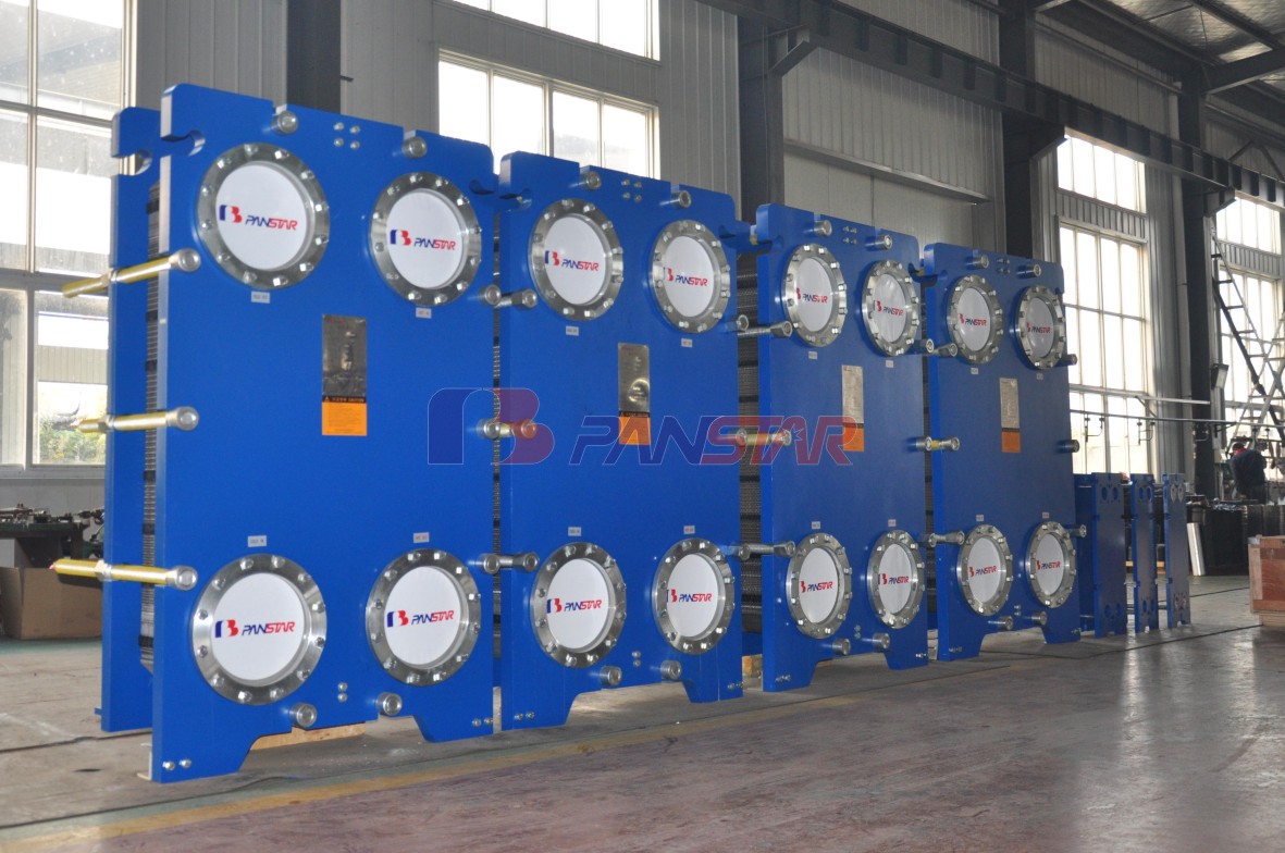 合資派斯特廠家主機(jī)潤(rùn)滑油冷卻板式換熱器工業(yè)級(jí)汽水換熱設(shè)備