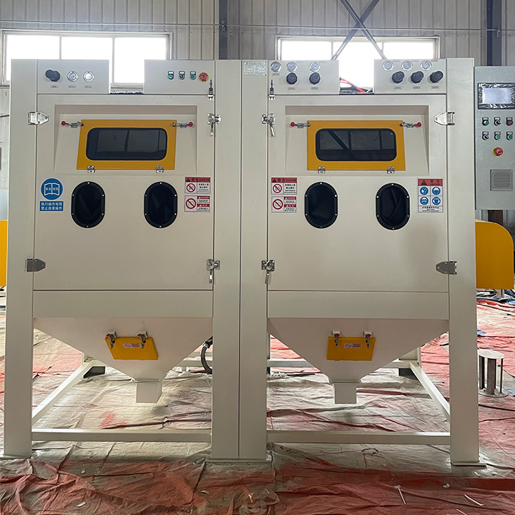 轉盤噴砂機大小管子內孔五金除銹劑鑄件清理機性能穩(wěn)定